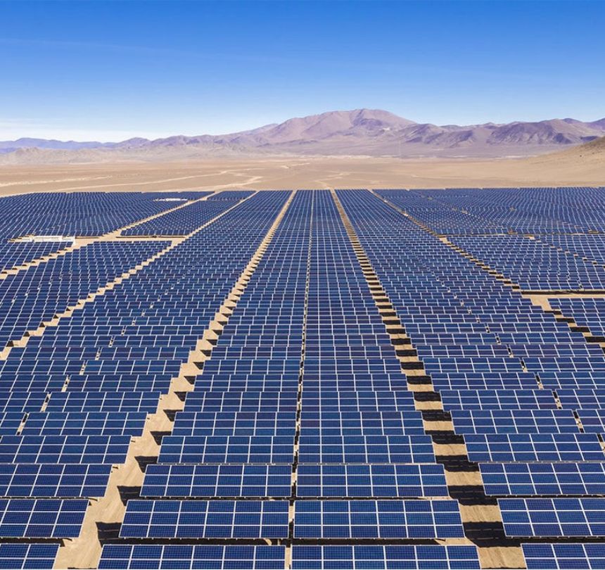 Solar farm in Morocco